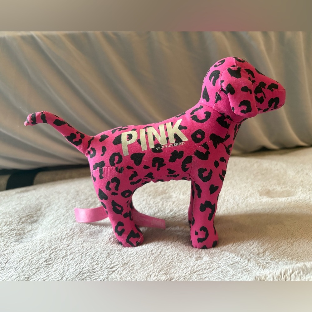 VS PINK | Pink Cheetah Plush Dog